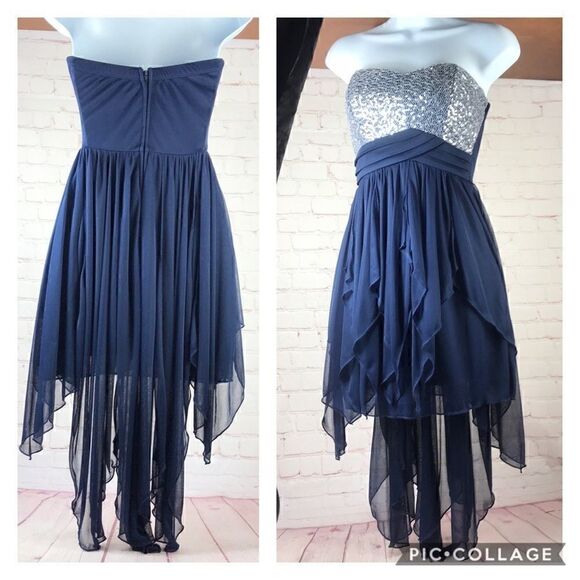 My Michelle sequin strapless handkerchief … - Picture 2 of 16